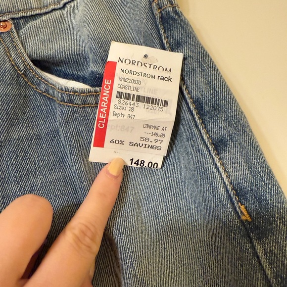 Classic High Rise Blue Jeans - Picture 3 of 4